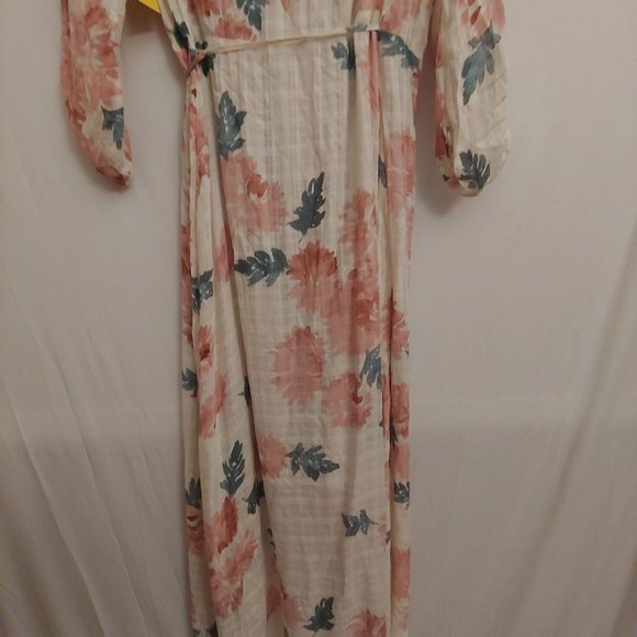 NWT Lovestich floral boho wrap with autumn colors amd slip dress Medium - Picture 13 of 16